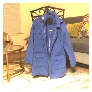 Talbots L Blue Messenger jacket.